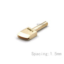 Leather Edge Tool Sets Soldering Iron Tips Lineer Edging Creaser Brass Head for Leather Craft DIY Creasing and Seal Polishing