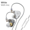 KZ ZAS 16 Units Earphones 7BA+1DD Dynamic hybrid Earbuds HiFi Bass Sport Headset Noise Cancelling in Ear Monitors