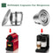 Food-Grade Stainless Steel Reusable Capsule Coffee Compatible For Nespresso Coffee Machine Original Line With Dosing Ring