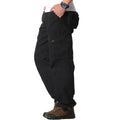 Men's Spring Cargo Pants Casual Multi Pockets Tactical Pants Male Outwear Loose Straight slacks Long Trousers Plus size 44