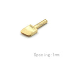 Leather Edge Tool Sets Soldering Iron Tips Lineer Edging Creaser Brass Head for Leather Craft DIY Creasing and Seal Polishing