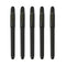 Office frosted gel pen 1.0 large capacity bullet head black signature pen stationery wholesale