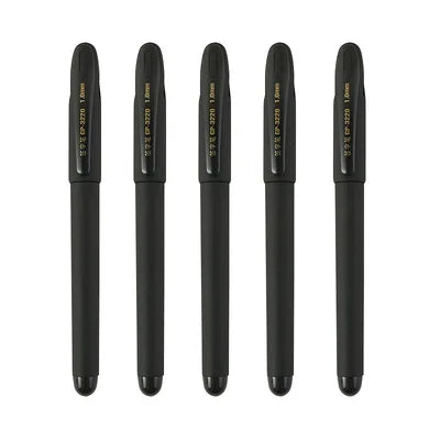 Office frosted gel pen 1.0 large capacity bullet head black signature pen stationery wholesale