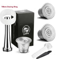 Food-Grade Stainless Steel Reusable Capsule Coffee Compatible For Nespresso Coffee Machine Original Line With Dosing Ring