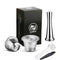 Food-Grade Stainless Steel Reusable Capsule Coffee Compatible For Nespresso Coffee Machine Original Line With Dosing Ring