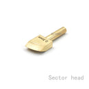 Leather Edge Tool Sets Soldering Iron Tips Lineer Edging Creaser Brass Head for Leather Craft DIY Creasing and Seal Polishing