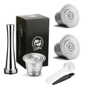 Food-Grade Stainless Steel Reusable Capsule Coffee Compatible For Nespresso Coffee Machine Original Line With Dosing Ring
