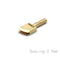 Leather Edge Tool Sets Soldering Iron Tips Lineer Edging Creaser Brass Head for Leather Craft DIY Creasing and Seal Polishing