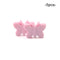 LOFCA 5PCS Butterfly Beads Silicone BPA Free Baby Teether Accessories For Teething Necklace Pacifier Clip DIY Nusring Gift Chew