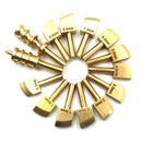 Leather Edge Tool Sets Soldering Iron Tips Lineer Edging Creaser Brass Head for Leather Craft DIY Creasing and Seal Polishing