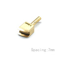 Leather Edge Tool Sets Soldering Iron Tips Lineer Edging Creaser Brass Head for Leather Craft DIY Creasing and Seal Polishing