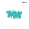 LOFCA 5PCS Butterfly Beads Silicone BPA Free Baby Teether Accessories For Teething Necklace Pacifier Clip DIY Nusring Gift Chew
