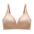 Latex Seamless Underwear Women No Steel Ring Lace Tube Top Gathered Sports Pure Color Bra Breastfeeding Anti-sagging Bra
