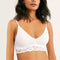 New Women Homewear Thin Bra Seamless Wire Free Ladies Lace Bralette Backless Cotton Sleep Women's Underwear Lace Lingerie