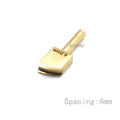 Leather Edge Tool Sets Soldering Iron Tips Lineer Edging Creaser Brass Head for Leather Craft DIY Creasing and Seal Polishing
