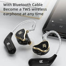 KZ ZAS 16 Units Earphones 7BA+1DD Dynamic hybrid Earbuds HiFi Bass Sport Headset Noise Cancelling in Ear Monitors