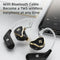 KZ ZAS 16 Units Earphones 7BA+1DD Dynamic hybrid Earbuds HiFi Bass Sport Headset Noise Cancelling in Ear Monitors