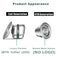 Food-Grade Stainless Steel Reusable Capsule Coffee Compatible For Nespresso Coffee Machine Original Line With Dosing Ring