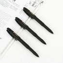 Office frosted gel pen 1.0 large capacity bullet head black signature pen stationery wholesale
