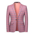 2021 New Fashion Spring and Autumn Casual Men plaid Blazer Cotton Slim England Suit Blaser Masculino Male Jacket Blazer S-6XL