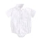 Sanlutoz Cotton Baby Boys Bodysuits Fashion Newborn Clothes for Baby Boy Short Sleeve Summer Baby Clothing Plaid
