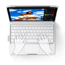 360-Degree Rotating iPad Protective Case With Keyboard And Expansion Dock