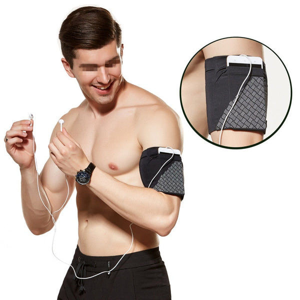 Men&#39;s and Women&#39;s Running Elastic Mobile Phone Arm Bag Travel Mobile Phone Case Fitness Sports Outdoor Equipment Wrist Bag