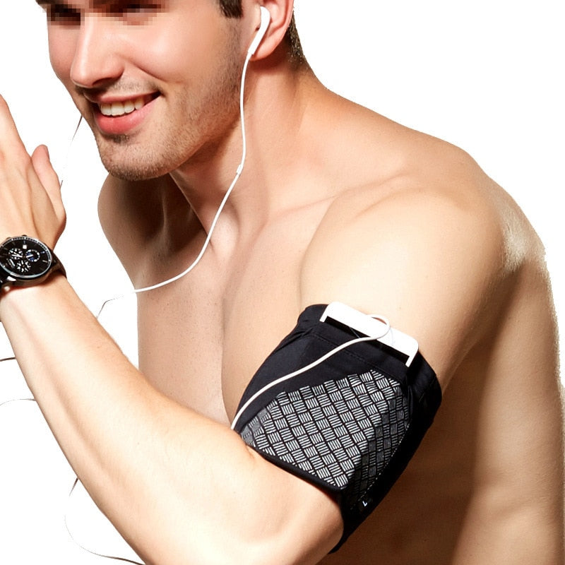 Men&#39;s and Women&#39;s Running Elastic Mobile Phone Arm Bag Travel Mobile Phone Case Fitness Sports Outdoor Equipment Wrist Bag