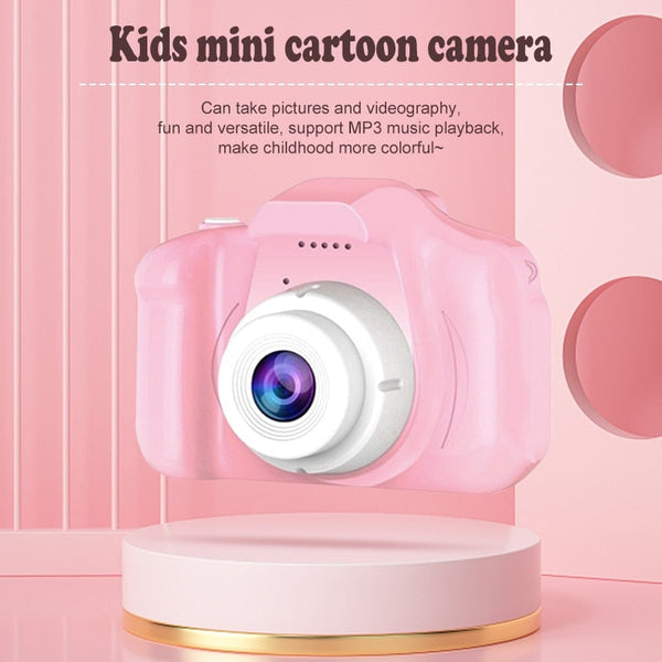 Mini Children Cartoon Camera Taking Photos Videos Music Playback Baby Cartoon Toys Mini Camera Birthday Gifts Toys Outdoor