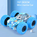 Mini Inertia Car Toys For Children Collision Automatic Turnover Double-Sided Running Car Toy Boys And Girls Fun Interactive Toys