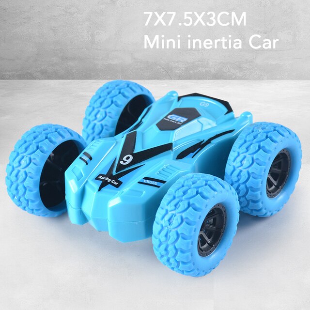 Mini Inertia Car Toys For Children Collision Automatic Turnover Double-Sided Running Car Toy Boys And Girls Fun Interactive Toys