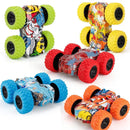 Mini Inertia Car Toys For Children Collision Automatic Turnover Double-Sided Running Car Toy Boys And Girls Fun Interactive Toys