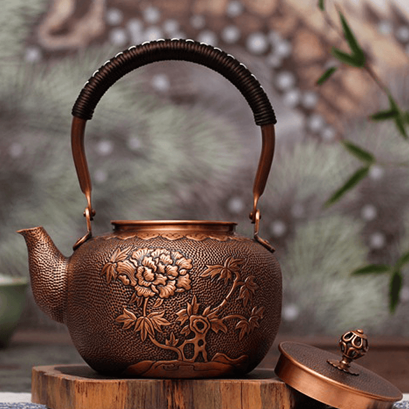Artisan Teapot? | Peony copper pot