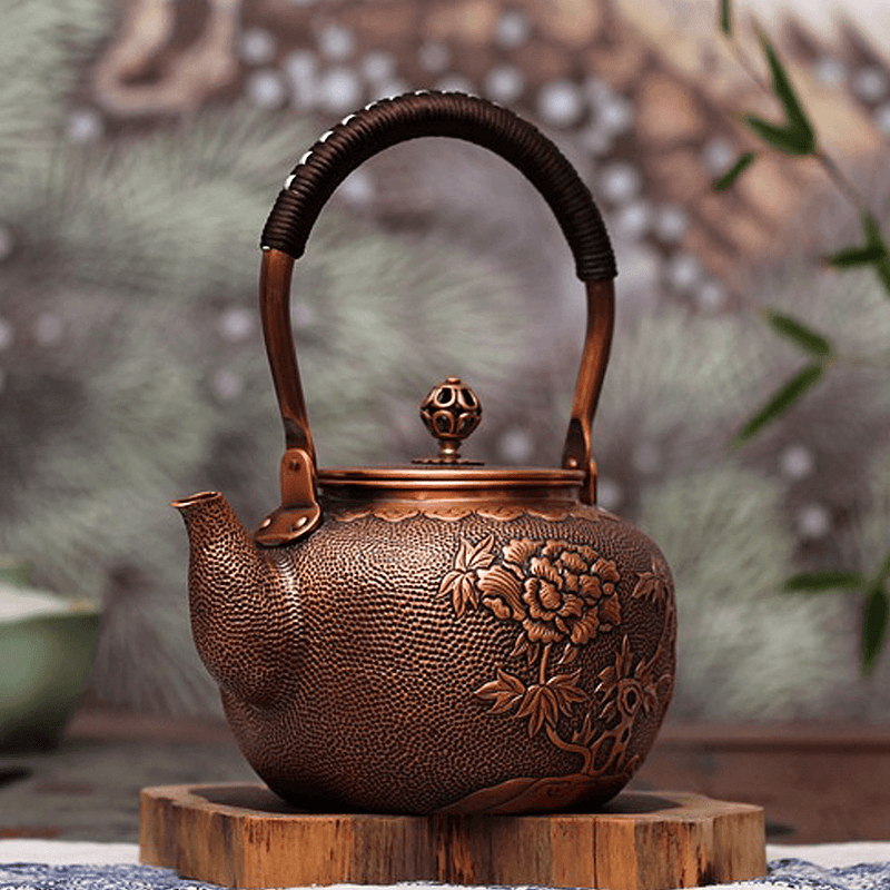Artisan Teapot? | Peony copper pot