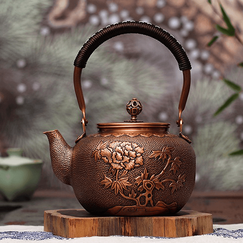 Artisan Teapot? | Peony copper pot