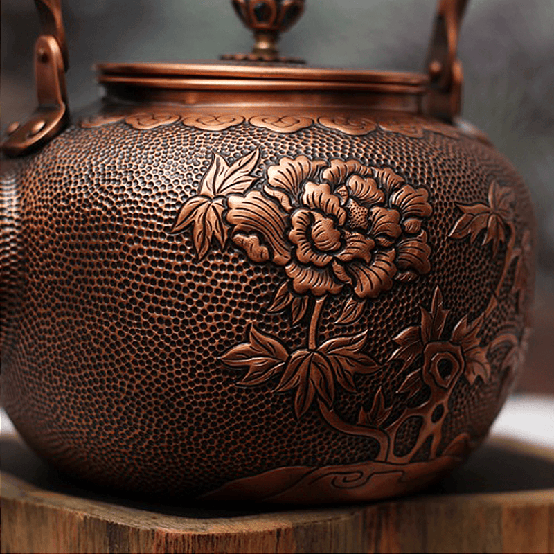 Artisan Teapot? | Peony copper pot