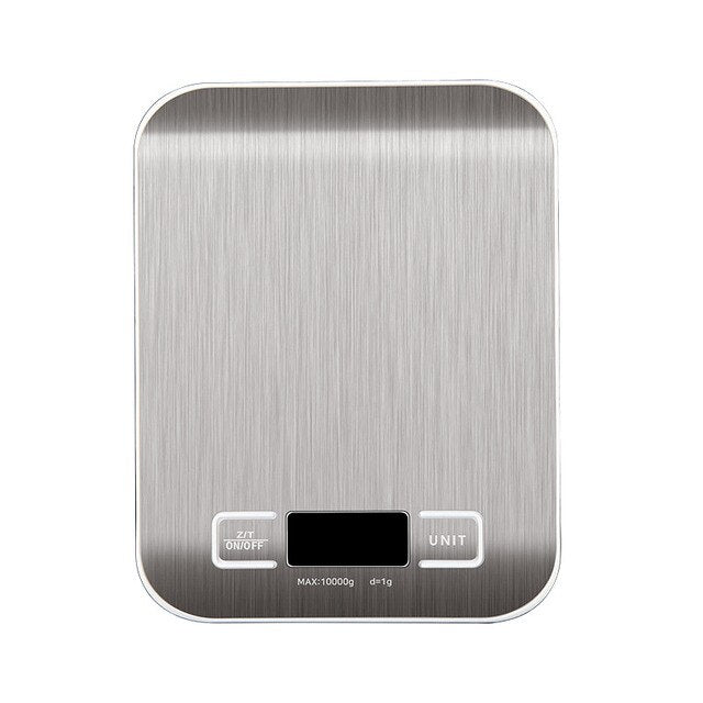 Rechargeable stainless steel electronic scales kitchen electronic scales home food scales small gram scale baking kitchen scales