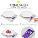 Rechargeable stainless steel electronic scales kitchen electronic scales home food scales small gram scale baking kitchen scales