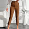 TRAF Ladies Pants Office Wear Black Pink White Pants for Women Fashion High waist Formal Pants Office outfits Pencil Trousers