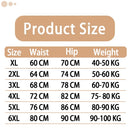 3Pcs Women's Cotton High Waist Panties Underwear Female Large Intimate Lingerie Briefs Woman Underpants Panty Panti New 2025