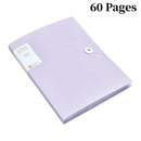 A4 File Folder Display Book 30/60 Pages Transparent Insert Paper Document Organizer Bag Office School Supplies Stationery