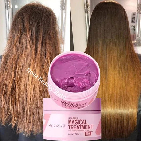 Magical Keratin Hair Mask 5 Seconds Repair Damaged Frizzy Hair Soft Smooth Shiny Nutrition Deep Moisturize Nourishing Hair Care