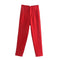 TRAF Ladies Pants Office Wear Black Pink White Pants for Women Fashion High waist Formal Pants Office outfits Pencil Trousers