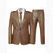 Men's Plaid Sequins Suit Wedding Ceremony Party Performance Dress Two-piece Suit