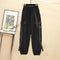 Fashionable Men's Sets Korean Style Loose Tie-Dyed Shirt +Black Cargo Pants with Chain Hip-Hop Plus Size Man Clothes Outfits