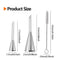 3pcs Nozzles Sets Cake Icing Tips Piping Pastry Bag Bakery Puff And Cupcake Cream Decorating Tools Professional Accessories