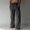 2025 Men's Cotton Linen Pants Oversized Jogger Sweatpants Casual Flower Print Plus Size Loose Wide Leg Pants Men Casual Trousers