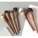 Karsyngirl Makeup Brush Wood Walnut Large Retro Powder Brushes Honey Loose Super Soft Beauty Gift for Girlfriend Make Up Tool