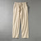 Plus Size 8XL 9XL Pants Men's Solid Cotton Linen Loose Casual Trouser Fashion Drawstring Straight Joggers Vintage Sweatpants Men