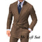 Double Breasted Men's Suit Wide Peak Lapel Wedding Grooms Tuxedos 2 Pieces Business Men Suits